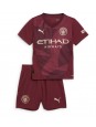 Manchester City Alternativní dres pro děti 2024-25 Krátký Rukáv (+ trenýrky)